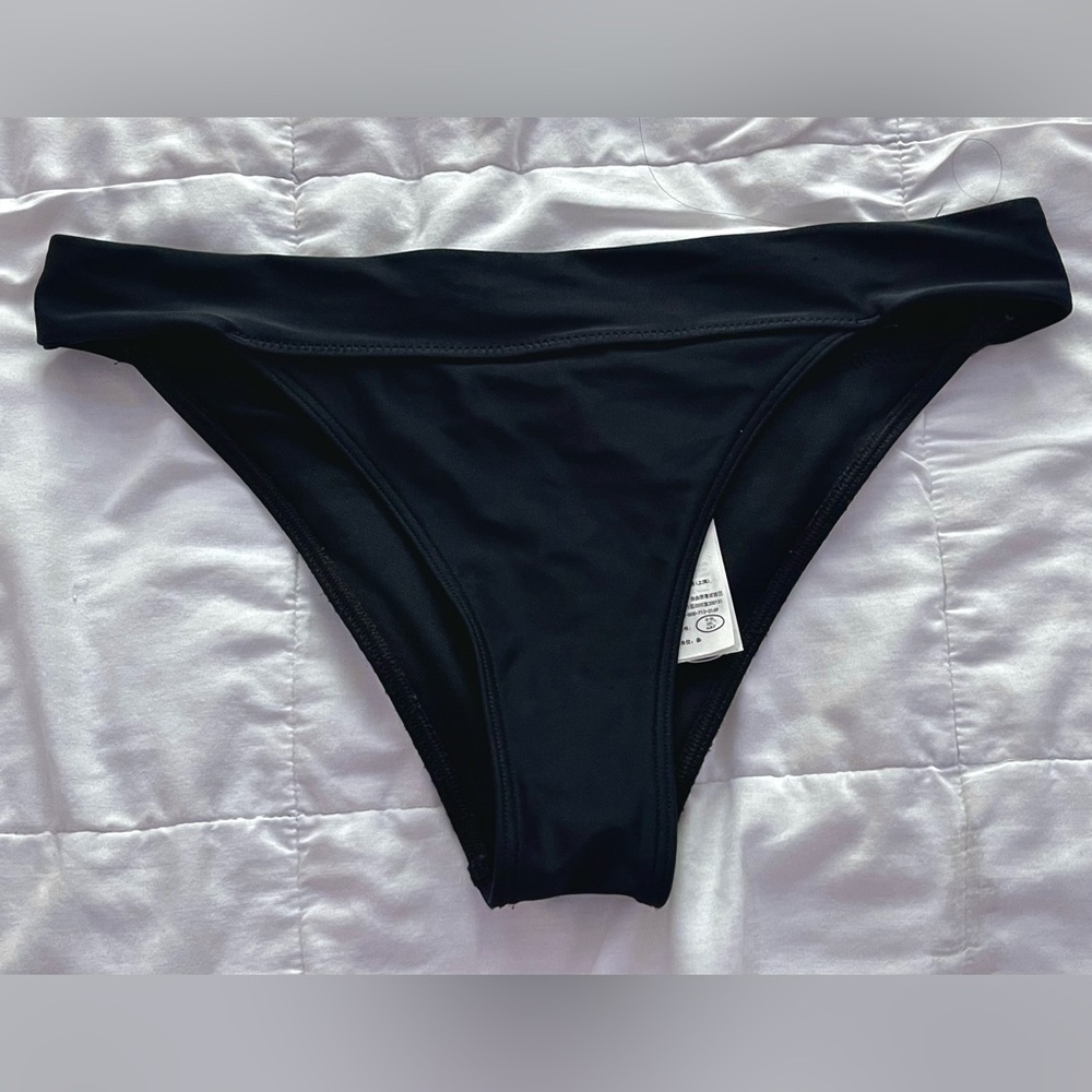 Woman S Black Swimsuit Bikini Bottom